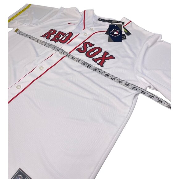 Boston Red Sox Nike Hernandez Jersey XL White & Red Unisex 100% Polyester - Picture 14 of 14